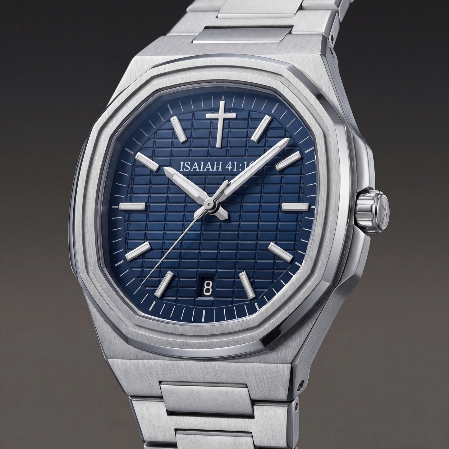 ISAIAH 41:10 Blue dial