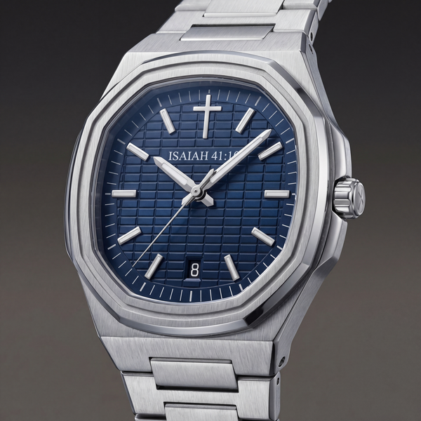 ISAIAH 41:10 Blue dial
