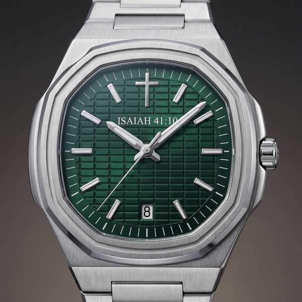 ISAIAH 41:10 Green dial