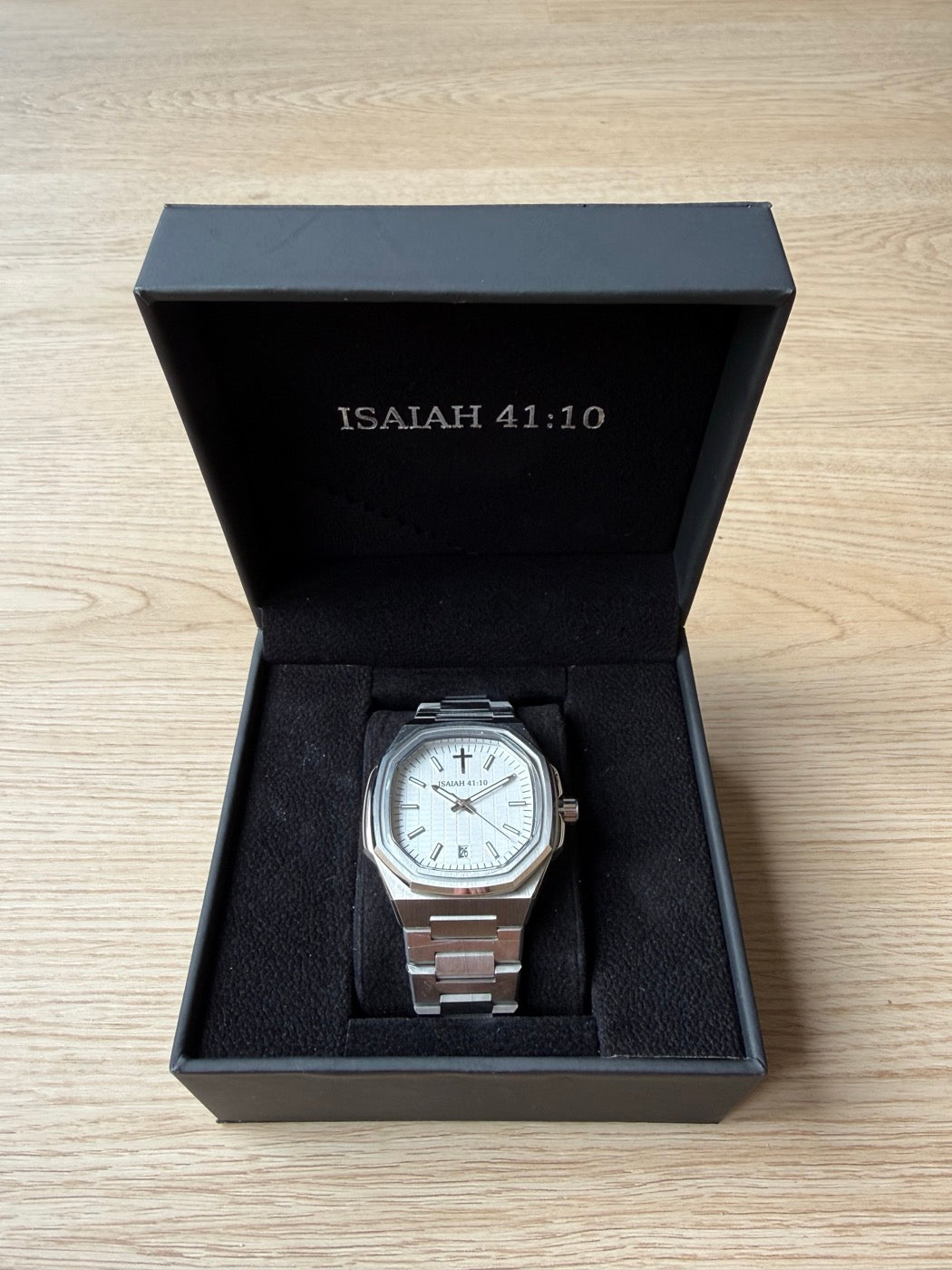 ISAIAH 41:10 in its presentation box